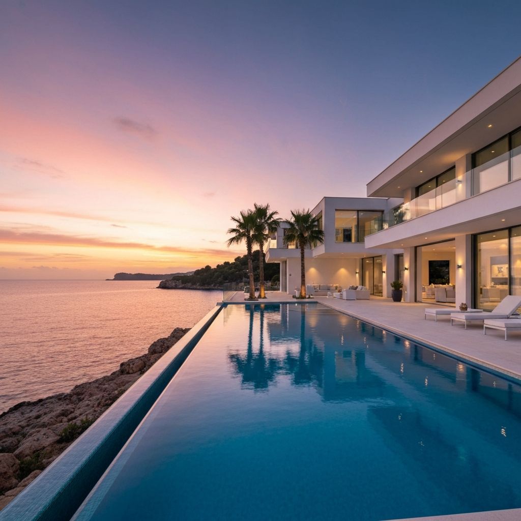 Luxuriöse Villa auf Mallorca mit Meerblick